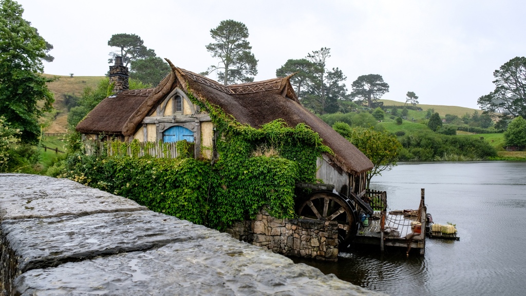 Village Hobbiton - Lieu de tournage du seigneur des anneaux en Nouvelle-Zélande